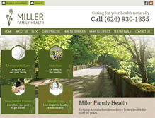 Tablet Screenshot of millerfamilycare.com